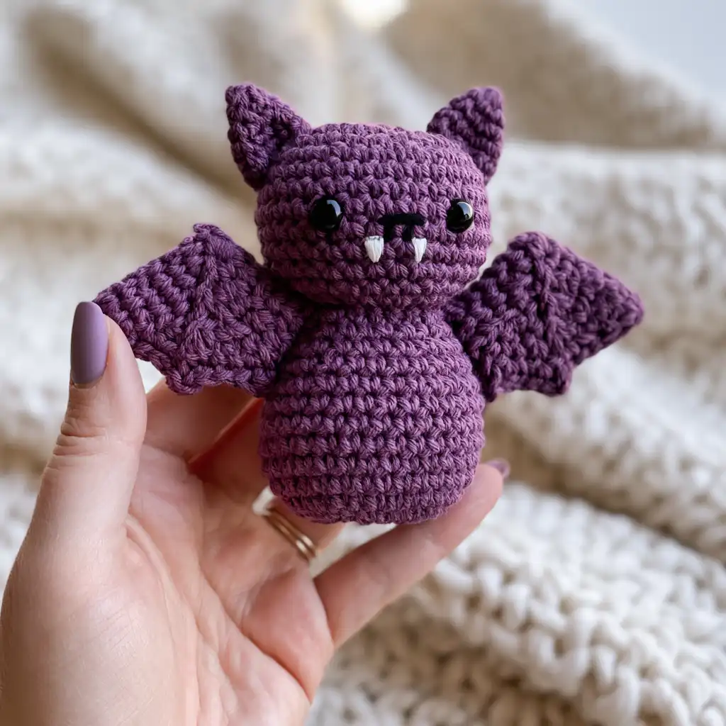 Crochet an Easy Beginner Bat Amigurumi in 40 Minutes