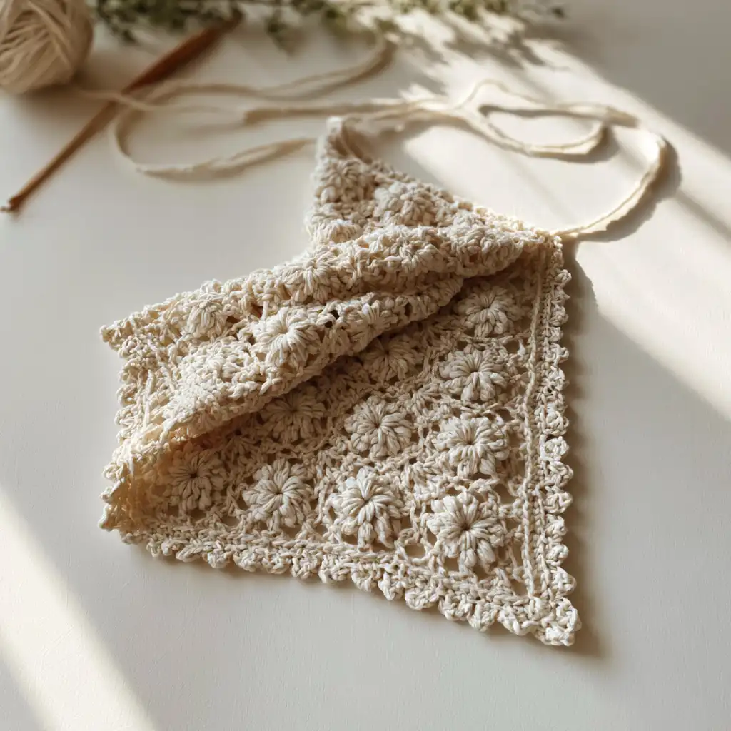 Free Modern Crochet Bandana Pattern