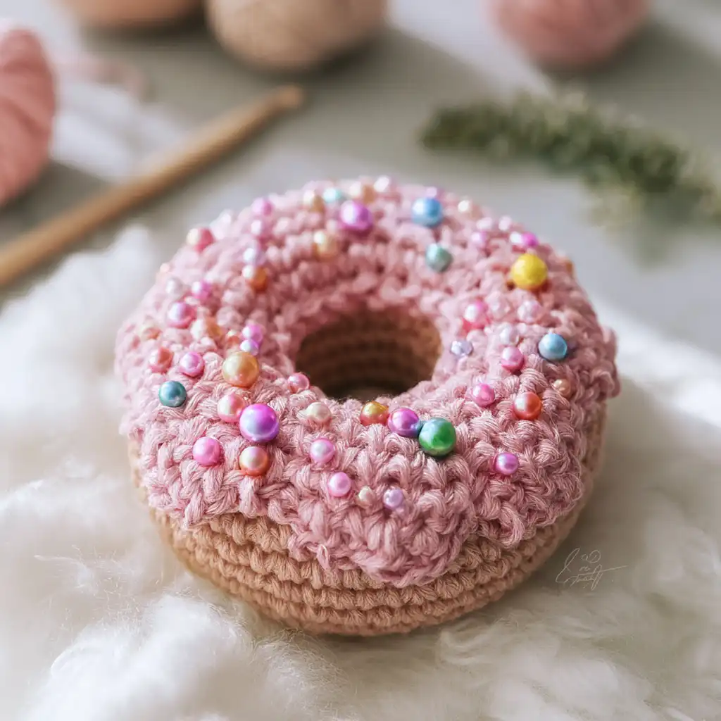 Crochet Adorable Amigurumi Donuts with This Free Pattern - step by step