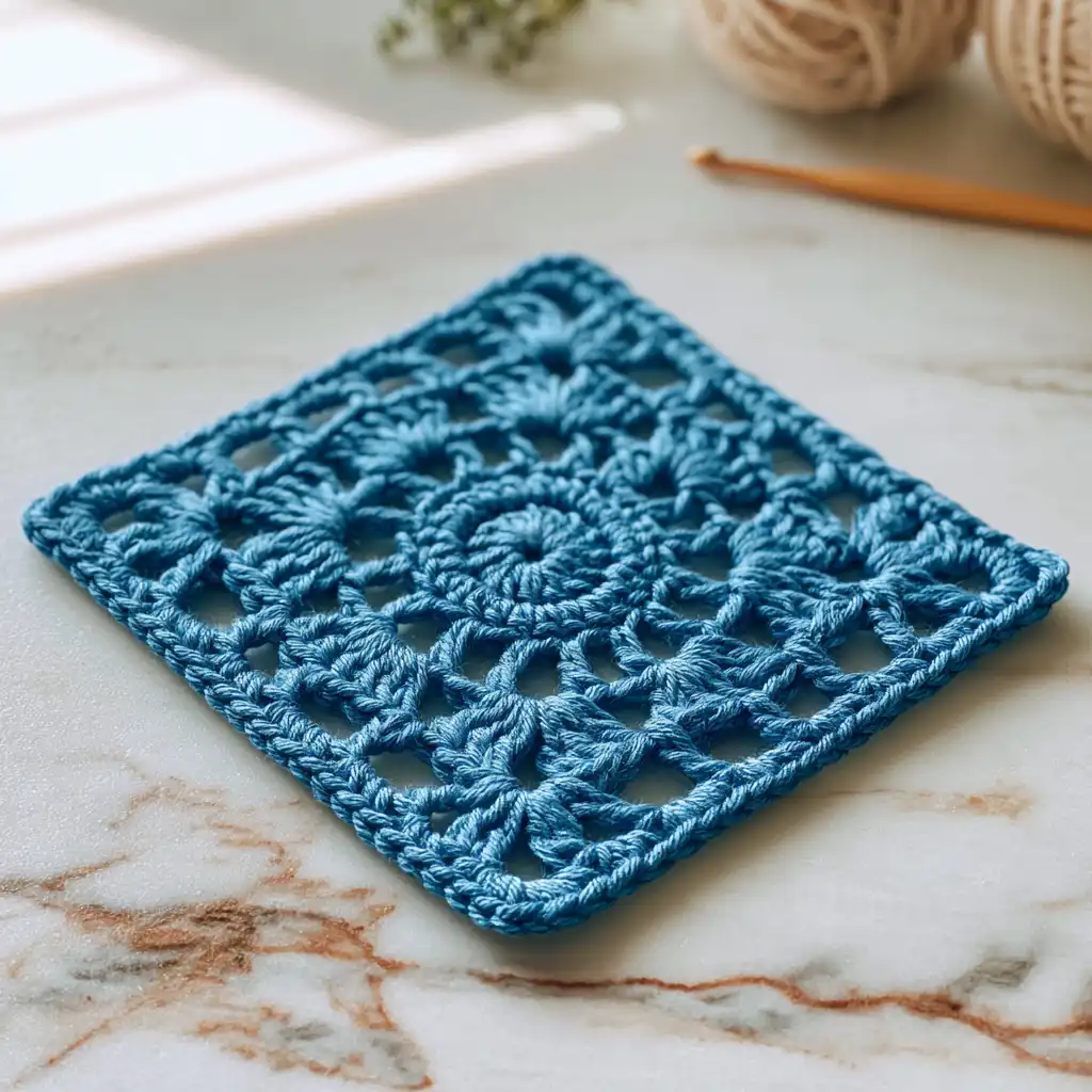 Crochet a Beautiful Willow Granny Square with This Free Pattern