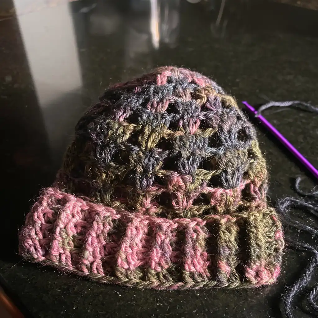 Crochet the Mandala Tam: A Free Pattern for Netted Caps