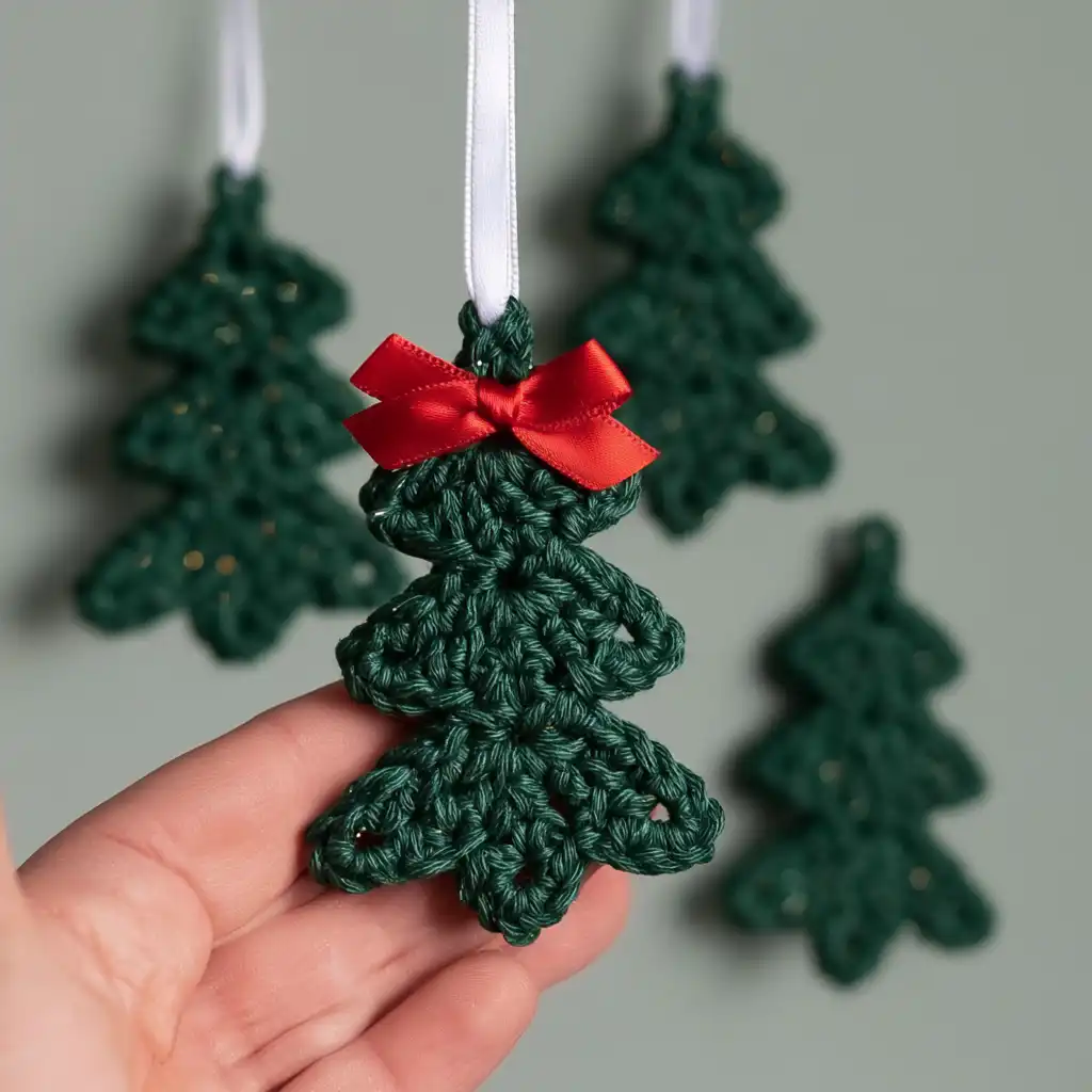 Crochet a Beautiful Christmas Tree Doily: Easy Step-by-Step Pattern